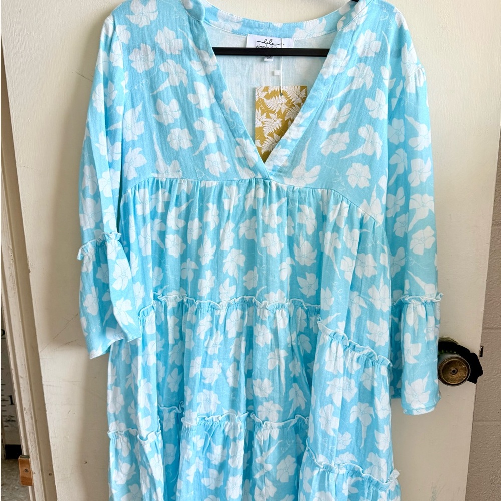 Blue and White Simply Sisters dress